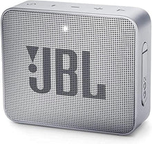 Load image into Gallery viewer, JBL GO2 Portable Bluetooth Speaker with Rechargeable Battery, Waterproof, Built-in Speakerphone, Grey

