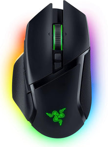 Razer Basilisk V3 Pro Customizable Wireless Gaming Mouse: Fast Optical Switches Gen-3 - HyperScroll Tilt Wheel - Chroma RGB - 11 Programmable Buttons - Focus Pro 30K Sensor - Classic Black