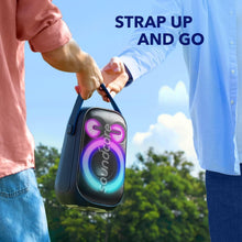 Load image into Gallery viewer, Soundcore Anker Rave Neo 2 Portable Speaker with 80W Stereo Sound, PartyCast 2.0, Light Show, IPX7 Waterproof (Floats on Water) 18H Playtime, Customizable EQ &amp; Bass Up for Party, Tailgating, Backyard
