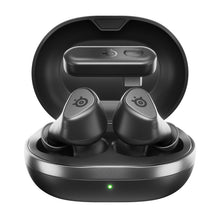 Load image into Gallery viewer, SteelSeries Arctis GameBuds for PlayStation/PC/Switch/Mobile - 2.4GHz + Bluetooth 5.3 Earbuds - Active Noise Cancelling - Water Resistant IP55 - Black (Renewed)
