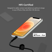Load image into Gallery viewer, Belkin BoostCharge Pro Flex Braided USB Type A to Lightning Cable (2M/6.6FT), MFi Certified Charging Cable for iPhone 13, 12, 11, Pro, Max, Mini, SE, iPad and More,
