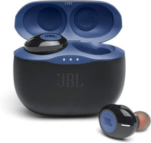 Load image into Gallery viewer, JBL Tune 125TWS True Wireless In-Ear Headphones - JBL Pure Bass Sound, 32H Battery, Bluetooth, Fast Pair, Comfortable, Wireless Calls, Music, Native Voice Assistant, Android and iOs Compatible (Blue) (Renewed)
