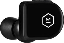 Load image into Gallery viewer, MASTER &amp; DYNAMIC MW07 GO True Wireless Earphones - Water Resistant Earbuds - Sport &amp; Travel Bluetooth, Lightweight in-Ear Headphones - Jet Black
