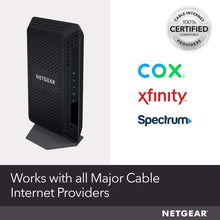 Load image into Gallery viewer, NETGEAR Cable Modem CM600 - Compatible with Cable Providers Including Xfinity by Comcast, Spectrum, Cox | for Cable Plans Up to 400 Mbps | DOCSIS 3.0 | 24x8
