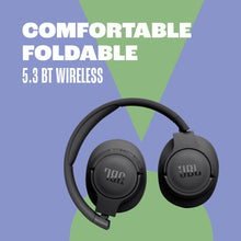 Load image into Gallery viewer, JBL T720BTBLK Tune 720BT Over The Ear Headphones - Black

