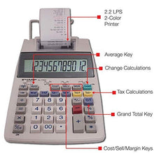 Load image into Gallery viewer, Sharp El1750V Plastic Solar Powered Printing calculator
