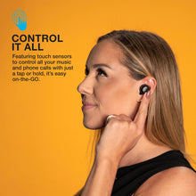 Load image into Gallery viewer, JLab JBuds Air ANC True Wireless Bluetooth Earbuds, Black, Active Noise Canceling, Low Latency Movie Mode, Dual Connect, IP55 Sweat Resistance, Custom 3 EQ Sound Settings…
