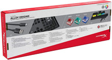 Load image into Gallery viewer, HyperX Alloy Origins - Mechanical Gaming Keyboard, Software-Controlled Light &amp; Macro Customization, Compact Form Factor, RGB LED Backlit - Tactile HyperX Aqua Switch (Renewed)
