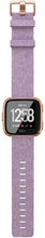 Load image into Gallery viewer, Fitbit Versa Special Edition Smartwatch with Woven Band - Lavender / Rose Gold (Renewed)
