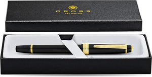 Cross Bailey Light Polished Black Resin and Gold Tone Extra Fine Nib Fountain Pen