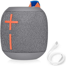 Load image into Gallery viewer, UE WONDERBOOM 2 Portable Waterproof Bluetooth Speaker, Bulk Packaging, ICE Grey (Renewed)
