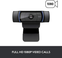 Load image into Gallery viewer, Logitech HD Pro Webcam C920, 1080p Widescreen Video Calling and Recording-(Renewed)
