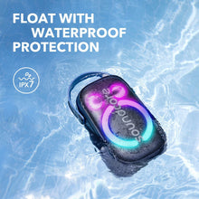 Load image into Gallery viewer, Soundcore Anker Rave Neo 2 Portable Speaker with 80W Stereo Sound, PartyCast 2.0, Light Show, IPX7 Waterproof (Floats on Water) 18H Playtime, Customizable EQ &amp; Bass Up for Party, Tailgating, Backyard
