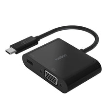 Load image into Gallery viewer, Belkin AVC001BTBK interface hub USB 3.2 Gen 1 (3.1 Gen 1) Type-C Black
