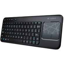 Load image into Gallery viewer, Logitech Wireless Touch K400r USB Compact Keyboard w/3.5in Touchpad - 920-003070 - Black(Renewed)
