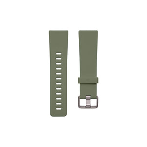 Fitbit Versa Family Accessory Band, Official Fitbit Product, Classic, Olive, Large