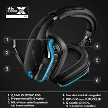 Load image into Gallery viewer, Logitech G935 Gaming Headset Kabellos mit 7.1 Surround Sound/Lightsync
