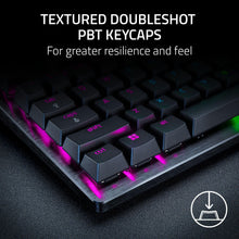 Load image into Gallery viewer, Razer Huntsman V3 Pro Gaming Keyboard: Analog Optical Switches w/Rapid Trigger &amp; Adjustable Actuation - Media Keys &amp; Dial - Doubleshot PBT Keycaps - Aluminum Top Plate - Wrist Rest (Renewed)

