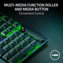 Load image into Gallery viewer, Razer DeathStalker V2 Gaming Keyboard: Low Profile Optical Switches Linear Red - Durable Coated Keycaps - Aluminum Top Plate - Multi Function Roller &amp; Media Button - Chroma RGB - Snap Tap
