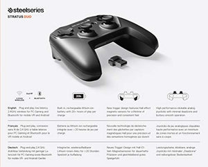 SteelSeries Stratus Duo Wireless Gaming Controller – Compatible with Android, Windows, VR, and Chromebooks – Dual-Wireless Connectivity – High-Performance Materials – Supports Fortnite Mobile