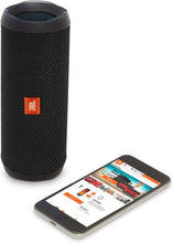 Load image into Gallery viewer, JBL Flip 4 Portable Waterproof Bluetooth Speaker - Pair - Black (Factory Renewed)

