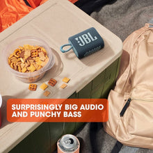 Load image into Gallery viewer, JBL Go 3: Portable Speaker with Bluetooth, Built-in Battery, Waterproof and Dustproof Feature - Red (JBLGO3REDAM)
