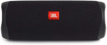 Load image into Gallery viewer, JBL Flip 5 Waterproof Portable Wireless Bluetooth Speaker Bundle - (Pair) Black (Renewed)
