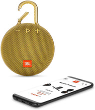 Load image into Gallery viewer, JBL Clip 3 Portable Bluetooth Waterproof Speaker - Yellow ( Renewed)
