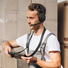 Load image into Gallery viewer, Nokia Comm Band Pro Over Ear Wireless Noise Canceling Headphones with Adjustable Headset and Boom Microphone for Gaming, Music, Videos, and Conversation in Black

