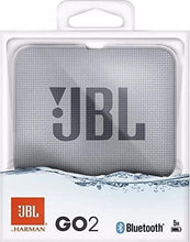 Load image into Gallery viewer, JBL GO2 Portable Bluetooth Speaker with Rechargeable Battery, Waterproof, Built-in Speakerphone, Grey
