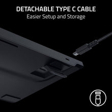 Load image into Gallery viewer, Razer DeathStalker V2 Gaming Keyboard: Low Profile Optical Switches Linear Red - Durable Coated Keycaps - Aluminum Top Plate - Multi Function Roller &amp; Media Button - Chroma RGB - Snap Tap
