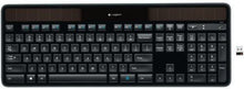 Load image into Gallery viewer, Logitech K750 Wireless Solar Keyboard for Windows Solar Recharging Keyboard Black, Not for Mac (Windows Black) (Renewed)
