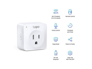 TP-Link Tapo Smart Plug Mini, Smart Home Wifi Outlet Works with Alexa Echo & Google Home, No Hub Required, New Tapo APP Needed (P100 4-pack)