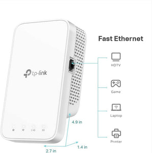 TP-Link AC750 WiFi Extender (RE230), Covers Up to 1200 Sq.ft and 20 Devices, Dual Band WiFi Range Extender, WiFi Booster to Extend Range of WiFi Internet Connection, OneMesh Compatible