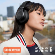 Load image into Gallery viewer, JBL Live 660NC - Wireless Over-Ear Noise Cancelling Headphones with Long Lasting Battery and Voice Assistant - Blue (Renewed)
