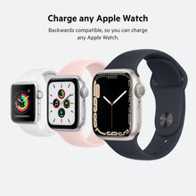 Load image into Gallery viewer, Belkin Apple Watch Charger - Fast Wireless Charging Pad - Travel Charger with Nightstand Mode W/USB-C Cable Included for Apple Watch (Compatible with All Models) - Black
