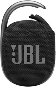 JBL Clip 4: Portable Speaker with Bluetooth, Built-in Battery, Waterproof and Dustproof Feature (Black)