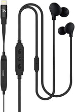 Load image into Gallery viewer, Tech Armor [Apple MFi Certified] 8-pin Lightning Earbuds w/Extra Charge Port, Inline Microphone for Apple iPhone/iPad
