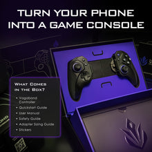 Load image into Gallery viewer, ELO Vagabond Mobile Gaming Controller - iPhone 15/16, iPad Mini &amp; Android Phone Controller (USBC) - Call of Duty Mobile, PS Remote Play, Xbox Cloud Gaming &amp; More - MFI Certified Phone Game Controller
