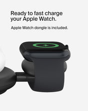 Load image into Gallery viewer, Belkin 2-in-1 Wireless Charging Pad w/ Qi2 15W + Additional USB-C Port - MagSafe-Compatible Charger, Charging Station for iPhone 16 &amp; 15 Series, Samsung Galaxy S25 Series, AirPods, &amp; More - White
