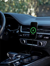 Load image into Gallery viewer, Belkin MagSafe-Compatible Magnetic Wireless Car Charger 10W - Wireless Charger, Magnetic Car Vent Phone Mount for iPhone 17, iPhone 16, 15, &amp; 14 Series, Pixel 10 (Power Supply Included) - Black
