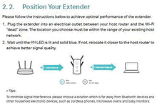 Load image into Gallery viewer, tp-link AC2600 Dual Band Wi-Fi Range Extender w/Gigabit Ethernet Port, Extends WiFi to Smart Home &amp; Alexa Devices, 4x4 MU-MIMO (RE650) (Renewed)
