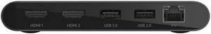 Belkin Thunderbolt 3 Dock Mini W/ Thunderbolt 3 Cable (Thunderbolt Dock for MacOS and Windows USB-C Laptops, Dual 4K @60Hz, 40Gbps Transfer Speeds), Thunderbolt Mini