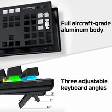 Load image into Gallery viewer, HyperX Alloy Origins - Mechanical Gaming Keyboard, Software-Controlled Light &amp; Macro Customization, Compact Form Factor, RGB LED Backlit - Tactile HyperX Aqua Switch (Renewed)
