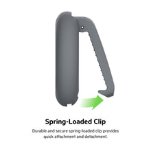 Load image into Gallery viewer, Belkin Apple AirTag Secure Holder with Clip - Durable Scratch Resistant Case Air Tag Spring Loaded Attach to Backpack, Clothing, and Luggage
