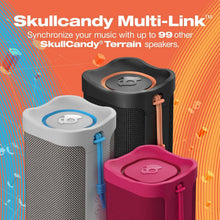 Load image into Gallery viewer, Skullcandy XT Wireless Bluetooth Speaker - IPX7 Waterproof Portable Speaker with Dual Custom Passive Radiators, Nylon Wrist Wrap, &amp; True Wireless Stereo
