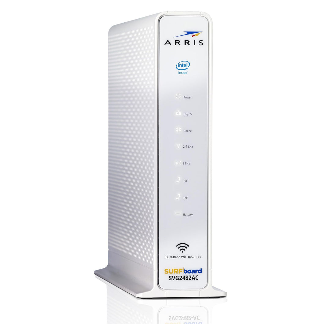 ARRIS Surfboard (24x8) Docsis 3.0 Cable Modem Plus AC1750 Dual Band Wi-Fi Router and Xfinity Telephone