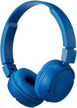 Load image into Gallery viewer, JBL Pure Bass Sound Bluetooth JBLT450BTBLU Wireless On-Ear Headphones Blue
