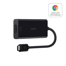 Load image into Gallery viewer, Belkin USB-C to HDMI Adapter, Chromebook Certified - 4K @ 60Hz Video Output, HDMI to USB-C Converter, USB Type-C to HDMI Adapter for MacBook, iPad Pro, and Other USB-C Devices - Black
