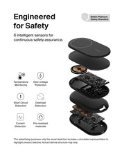 Load image into Gallery viewer, Belkin 3-in-1 MagSafe-Compatible iPhone Charger 15W, Foldable Magnetic Qi2-Certified Wireless Charging Station for iPhone 16, Apple Watch Series 10, AirPods 4, and More
